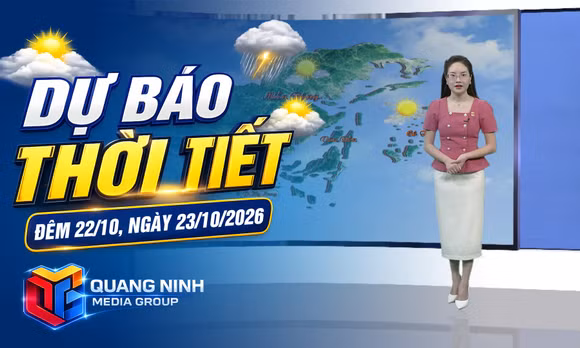 Dự báo thời tiết đêm 22, ngày 23/10/2026