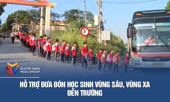 Hỗ trợ đưa đón học sinh vùng sâu, vùng xa đến trường