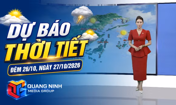 Dự báo thời tiết đêm 26, ngày 27/10/2026