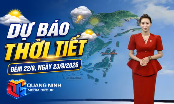 Dự báo thời tiết đêm 22, ngày 23/9/2026