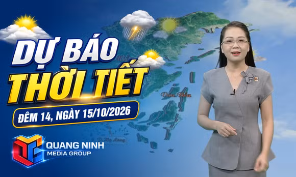 Dự báo thời tiết đêm 14, ngày 15/10/2026