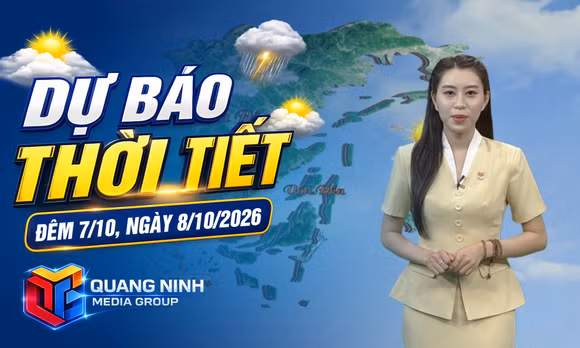 Dự báo thời tiết đêm 7, ngày 8/10/2026