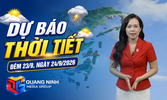 Dự báo thời tiết đêm 23, ngày 24/9/2026