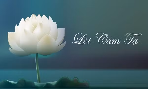 Lời cảm tạ