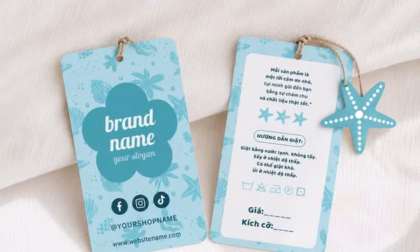 In tag treo có những chất liệu nào? In ấn Trần Gia tư vấn
