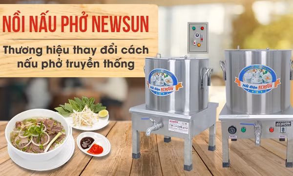 Cách bố trí bộ nồi phở ba chiếc chuẩn quy trình vận hành bếp một chiều