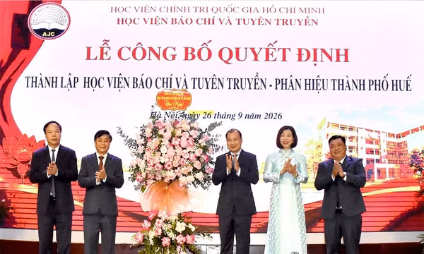 Học viện Báo chí và Tuyên truyền chính thức thành lập Phân hiệu tại thành phố Huế