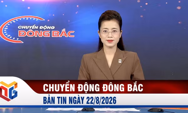Chuyển động Đông Bắc ngày 22/8/2026