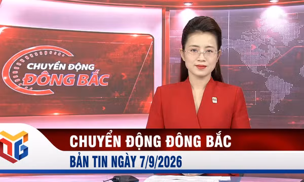 Chuyển động Đông Bắc ngày 7/9/2026