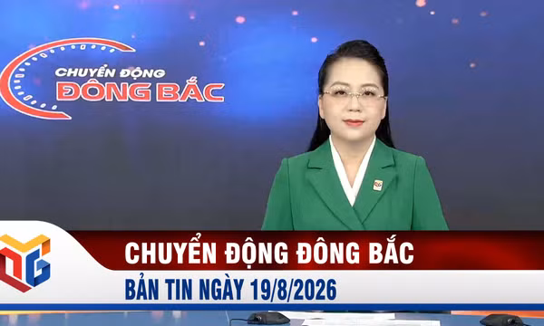 Chuyển động Đông Bắc ngày 19/8/2026
