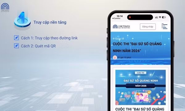 Hướng dẫn tham gia Cuộc thi trực tuyến “Đại sứ số Quảng Ninh năm 2026”