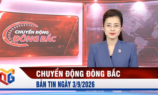 Chuyển động Đông Bắc ngày 3/9/2026