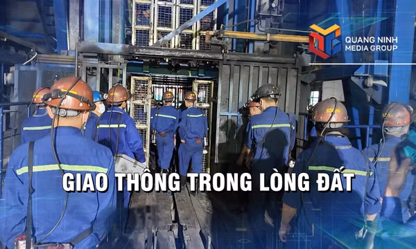 Thợ mỏ vào ca: Giao thông trong lòng đất