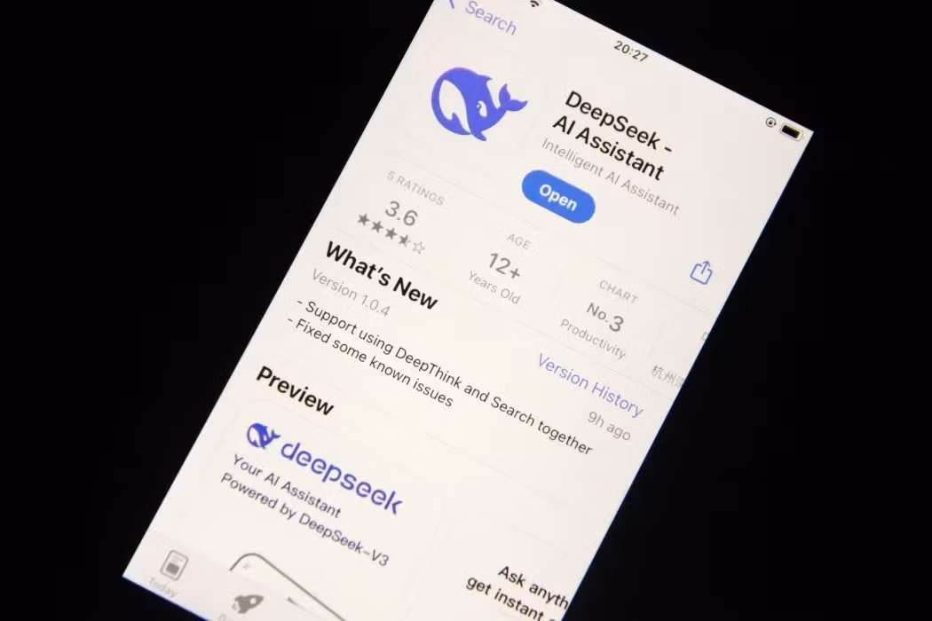 DeepSeek sẽ chia sẻ kho lưu trữ mã và dữ liệu đứng sau mô hình AI của mình. Ảnh: WSJ