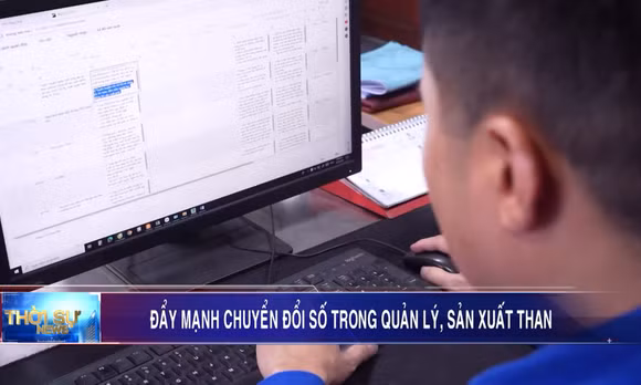 Đẩy mạnh chuyển đổi số trong quản lý, sản xuất than