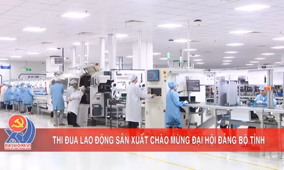 Thi đua lao động sản xuất chào mừng Đại hội Đảng bộ tỉnh