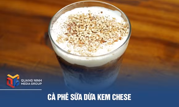 Cà phê sữa dừa kem chese