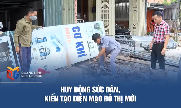 Huy động sức dân, kiến tạo diện mạo đô thị mới
