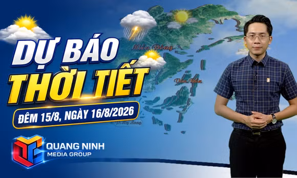 Dự báo thời tiết đêm 15/8, ngày 16/8/2026