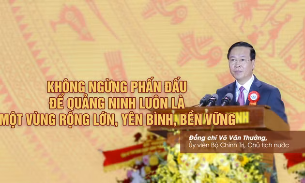 Không ngừng phấn đấu để Quảng Ninh luôn là một vùng rộng lớn, yên bình, bền vững