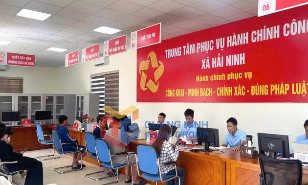 Trung tâm Phục vụ hành chính công xã Hải Ninh