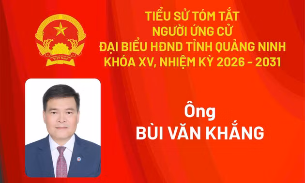 Tiểu sử ứng cử viên đại biểu HĐND tỉnh khóa XV Bùi Văn Khắng