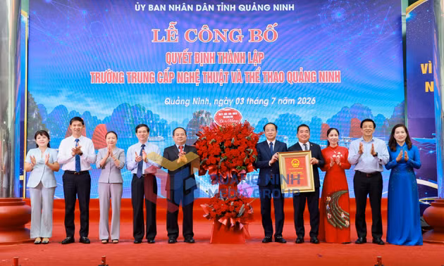 Công bố quyết định thành lập Trường Trung cấp Nghệ thuật và Thể thao Quảng Ninh, tháng 7-2026