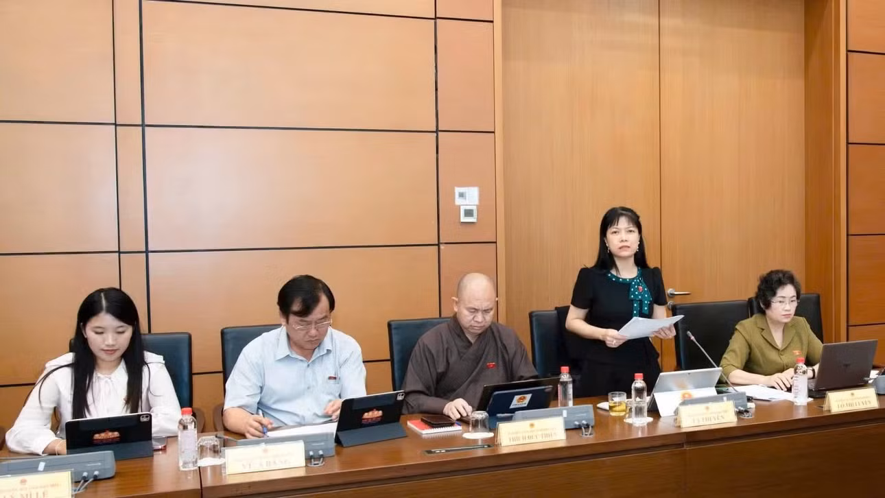 Đại biểu Tạ Thị Yên (Đoàn Điện Biên). (Ảnh: TL)