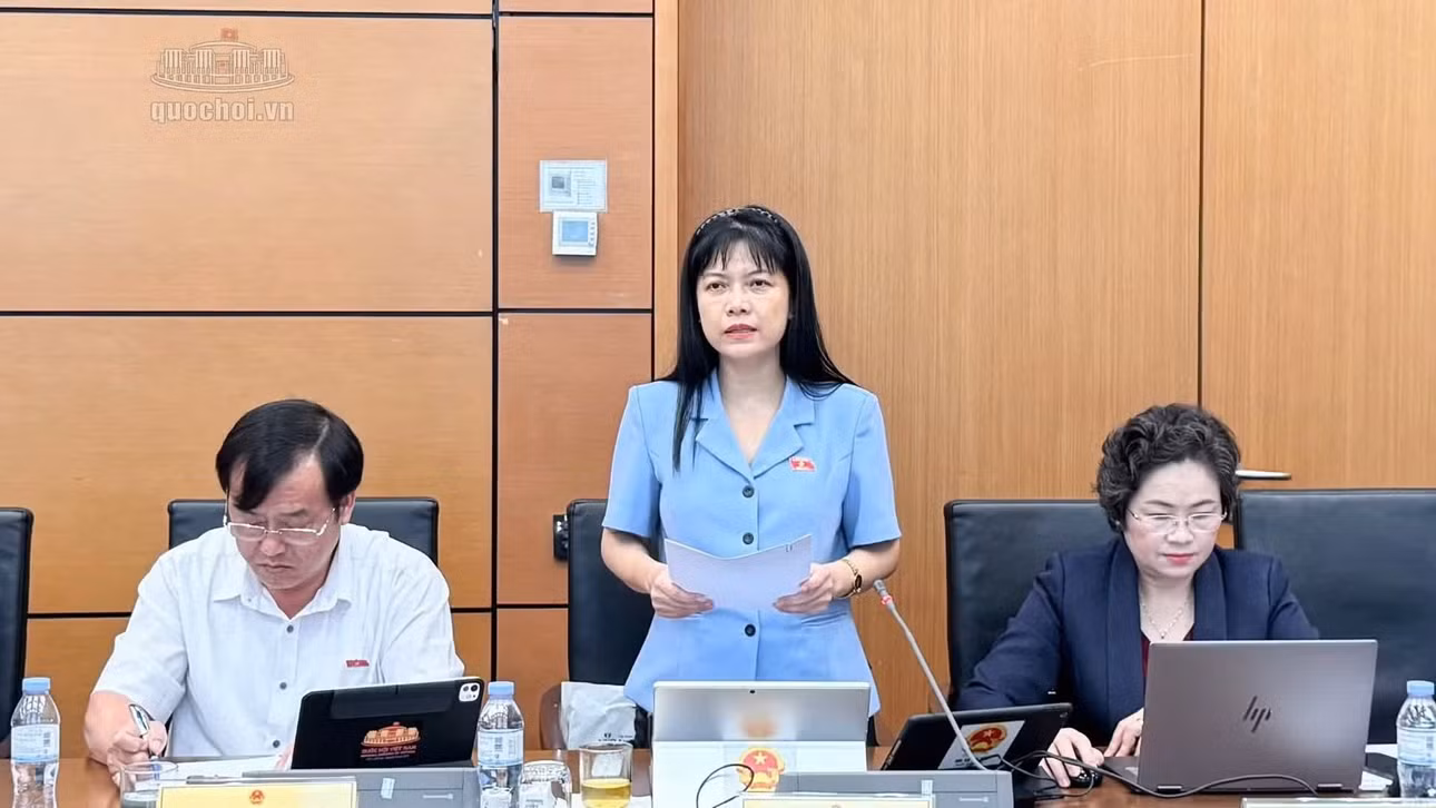 Đại biểu Tạ Thị Yên (Đoàn Điện Biên). (Ảnh: QH)