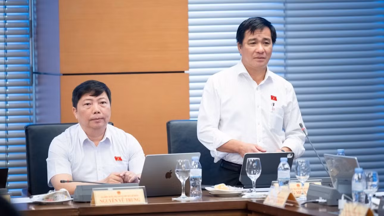 Đại biểu Dương Minh Tuấn (Đoàn Thành phố Hồ Chí Minh). (Ảnh: PHẠM THẮNG)