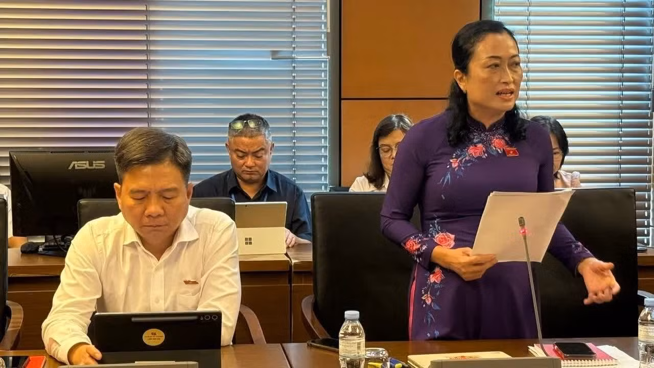 Đại biểu Trần Thị Hoa Ry (Đoàn Cà Mau). (Ảnh: TL)