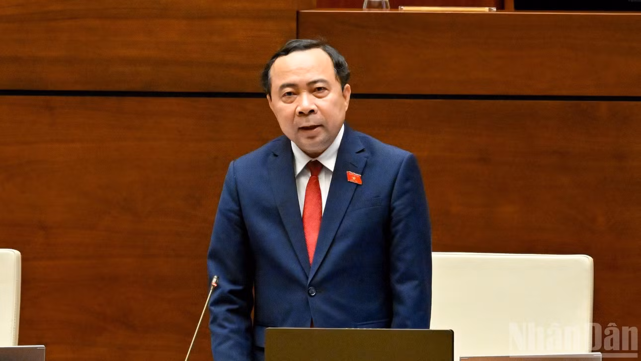 Bộ trưởng Khoa học và Công nghệ Vũ Hải Quân. (Ảnh: THỦY NGUYÊN)