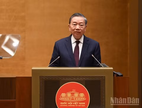 Tổng Bí thư, Chủ tịch nước Tô Lâm phát biểu chỉ đạo Hội nghị. (Ảnh: TRẦN HẢI)