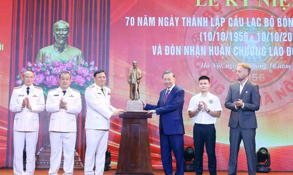 Xây dựng Câu lạc bộ bóng đá Công an Hà Nội trở thành tượng đài bóng đá khu vực