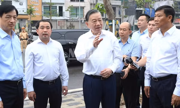 Tổng Bí thư, Chủ tịch nước Tô Lâm kiểm tra công trình, dự án trọng điểm của Hà Nội