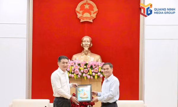 Chủ tịch UBND thành phố Bùi Văn Khắng tiếp và làm việc với Đoàn công tác Cục Phát triển Dữ liệu lớn Khu tự trị dân tộc Choang Quảng Tây (Trung Quốc), tháng 10-2026