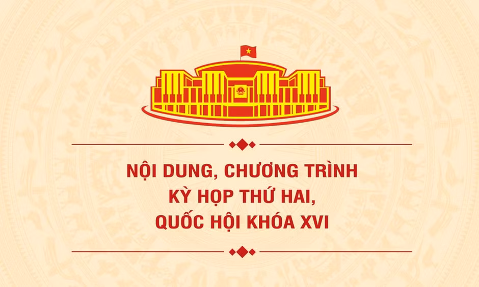 Nội dung, chương trình dự kiến Kỳ họp thứ hai, Quốc hội khóa XVI