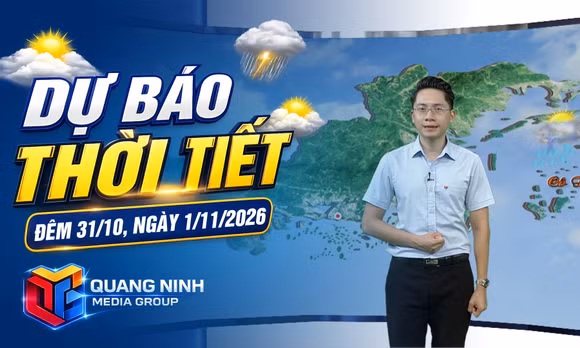 Dự báo thời tiết đêm 31/10, ngày 1/11/2026
