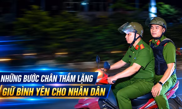 Những bước chân thầm lặng giữ bình yên cho nhân dân