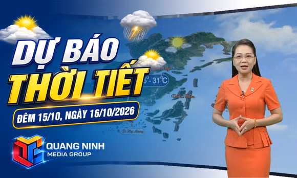 Dự báo thời tiết đêm 15/10, ngày 16/10/2026
