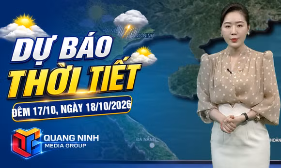 Dự báo thời tiết đêm 17, ngày 18/10/2026