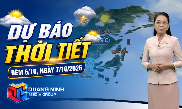 Dự báo thời tiết đêm 6, ngày 7/10/2026