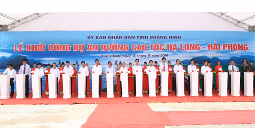 Thủ tướng Chính phủ phát lệnh khởi công tuyến đường cao tốc Hạ Long – Hải Phòng