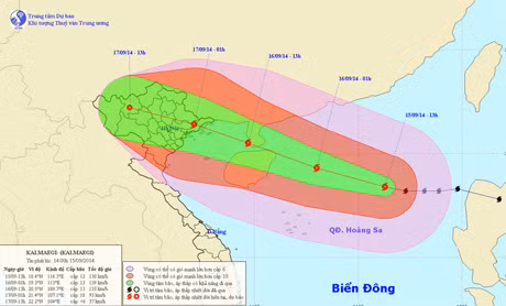 Tin cuối cùng về cơn bão số 3
