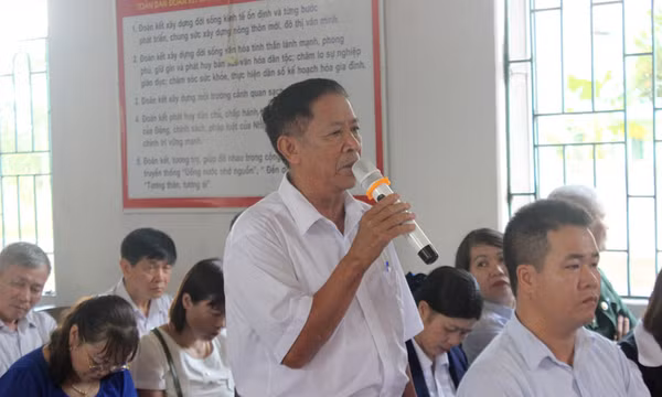Cử tri kiến nghị nhiều vấn đề bức thiết về đời sống dân sinh