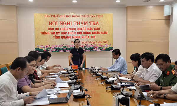 Ban Pháp chế HĐND tỉnh thẩm tra các dự thảo nghị quyết, báo cáo trình tại kỳ họp thứ 8, HĐND tỉnh khóa XIII
