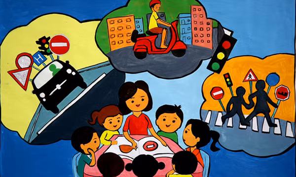 Cuộc thi "Viết, vẽ và ảnh về ATGT dành cho học sinh"