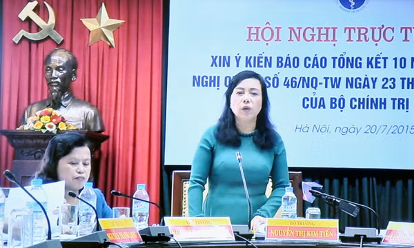 Bộ Y tế lấy ý kiến góp ý dự thảo Báo cáo tổng kết 10 năm thực hiện Nghị quyết 46