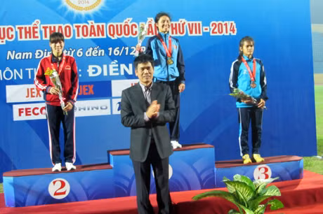 Điền kinh Quảng Ninh giành HCB tại Đại hội TDTT toàn quốc lần thứ 7- 2014