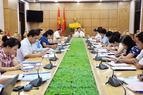 Thẩm định Đề án "Nâng cao năng lực, sức chiến đấu; đổi mới phương thức lãnh đạo của Đảng và tinh giản bộ máy, biên chế" của Ban Tuyên giáo Tỉnh ủy